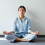 경매사 실기시험 중 발생할 수 있는 문제 해결 - Exam Day Anxiety Management**

"A student practicing mindfulness before an exam, sitting cross-legge...