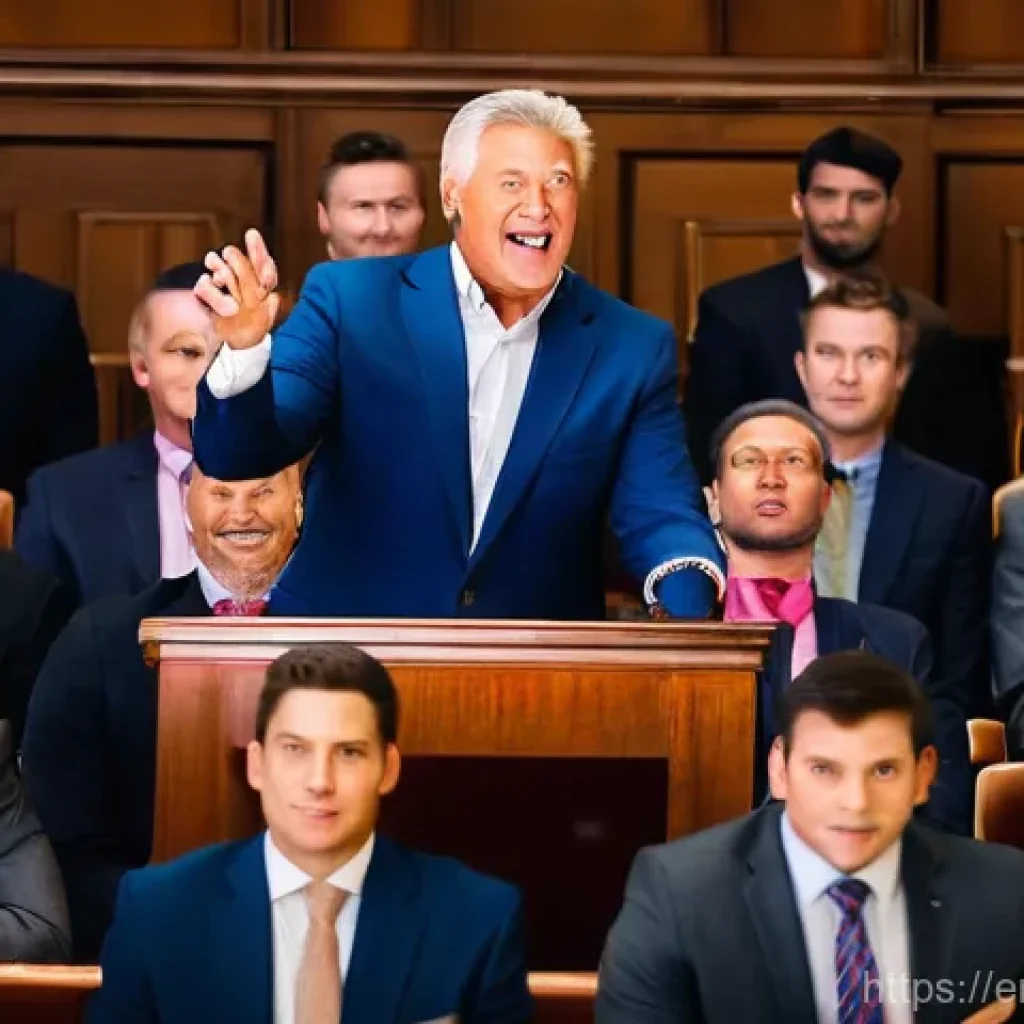 경매사 경력 초기에 필요한 기술과 지식 - **Dynamic Auctioneer in Full Swing**
    A vibrant and energetic scene depicting a charismatic male ...