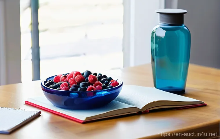 경매사 시험 준비 중 집중력 유지법 - **Prompt 1: The Digital Sanctuary**
    A bright, clean, and modern study space bathed in warm, natu...