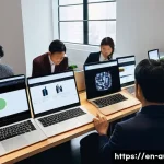 경매사 관련 최신 뉴스와 정보 공유 - **Global Online Auction Engagement:** A vibrant, high-angle shot showcasing a mosaic of diverse indi...